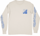 L/S Tee Ecru/Blue